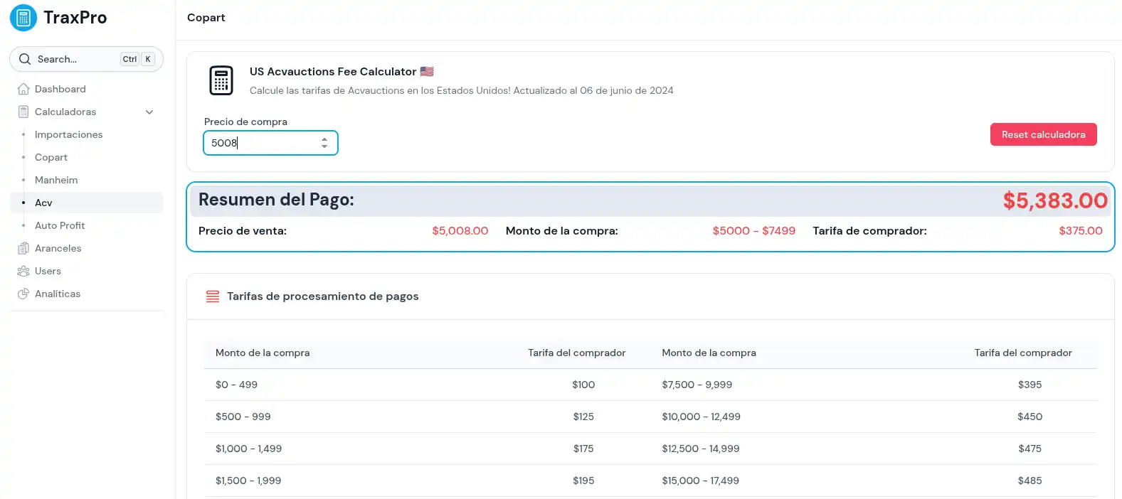 dashboard using shadcn-vue